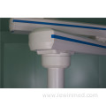 Ceiling mounted double arm electric surgical pendant